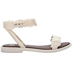 melissa Wave sandaal BLOSSOM + 51387 wit/bruin dames 35/36 EUR, Bruin