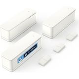 Bosch Smart Home deur-/raamcontact II [+M], slimme sensor voor energiezuinige verwarming, flexibel gebruik in Bosch Smart Home-systeem of fabrikantoverkoepelend in Matter-systemen, set van 3