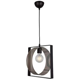 Homemania 1521-74-01 hanglamp Moke, plafondlamp, kroonluchter, metaal, zwart/koper, 8 x 29 x 109 cm, 1 x E27, Max 40 W