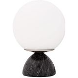 Pauleen 48192 Shining Pearl tafellamp max. 20 watt zwart, wit marmer, glas E14