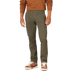 Amazon Essentials Men's Cargobroek, stretch, slim fit (verkrijgbaar in grote en lange maten), Olijfgroen, 28W / 28L