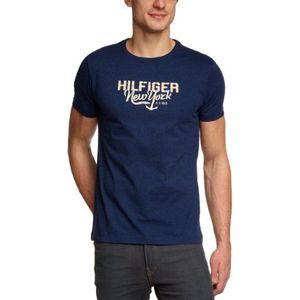 Tommy Hilfiger heren T-shirt, all-over print UNIT TEE S/S RF / 887826238
