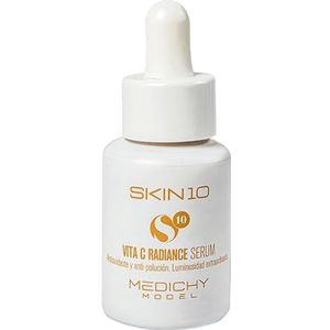 MEDICHY MODEL - Skin10 Vita C Radiance Serum - Stralende en verjongende huid - Anti-vervuilings- en antioxiderende formule met vitamine C - Stralende en egale huid - 30 ml