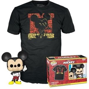 Funko POP! & Tee: Disney - Mickey Mouse - Diamond Glitter - Small - (S) - T-Shirt - Kleding met verzamelbare vinylfiguur - Cadeauidee - Speelgoed en korte mouw Top voor volwassenen, uniseks mannen en