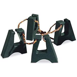 LP Latin Percussion Conga-rubberen voetjes (4 stuks) met verstelbare band, hoogte ca. 2,5 cm, LP637