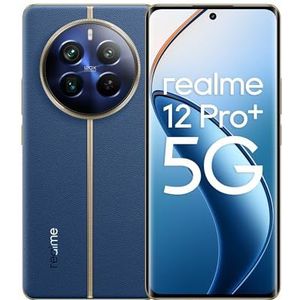 realme 12 Pro+ 5G Smartphone 8 + 256 GB, Sony IMX890 OIS camera, 3X optische zoom, Snapdragon 7s Gen 2 chipset, 6,7 inch 120 Hz Curved Vision Display, 67W SuperVOOC Charge, 5000mAh massieve batterij,