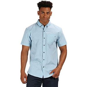 Regatta heren Damaso Coolweave katoenen Button Down shirt met korte mouwen