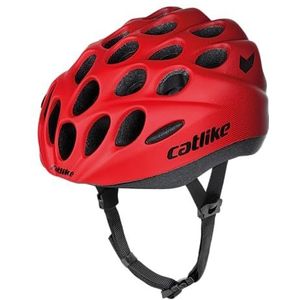 CATLIKE 7101400027 - KITTEN Urban-stijl fietshelm voor jongeren Verstelbaar Maat XS (49-52cm) comfortabel en lichtgewicht met CE-certificering in kleur Rood