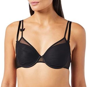 Passionata Miss Joy, wikkelbeha met spacer-cups, lingerie voor dames, Zwart, 75E