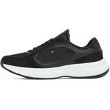 Sneakers - SPORTY RUNNER - Gevoerd - Leer - Effen - Platte Hak