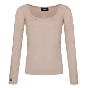 Beige lange mouwen shirt Dames kopen Longsleeves online