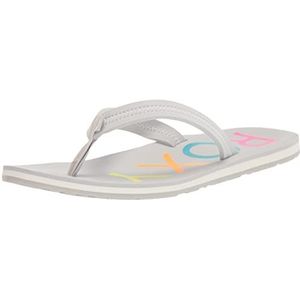 Roxy Vrouwen Vista Flip Flop Sandaal, Licht Grijs, 9 UK