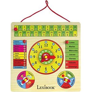 LEXIBOOK Bio Toys, Mi Primer, houten kalender, educatieve activiteiten