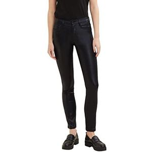 TOM TAILOR Dames Alexa Slim Jeans Coated 1034226, 14482 - Deep Black, 32W / 32L