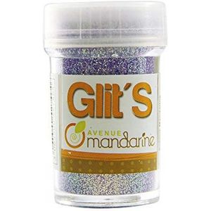 Avenue Mandarine 42746O Glitter Glit's Flacon (14 g, met praktisch strooi-opzetstuk voor eenvoudig gebruik, ideaal voor kinderen) 1 stuk violet