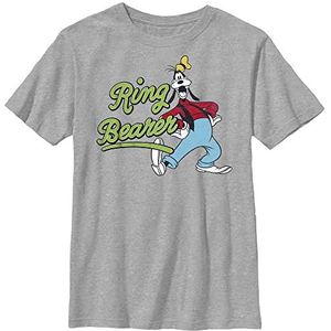 Disney Characters Ring Goofy Boy's Crew Tee, Athletic Heather, X-Large, Athletic Heather, XL