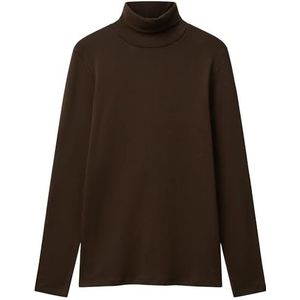 United Colors of Benetton T-shirt voor dames, Bruin, XXS