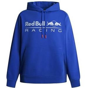 Red Bull Racing X Pepe Jeans Heren RBR TEAM LOGO OVERHEAD HOODY Sweatshirt, Blauw (ELECTRISCH BLAUW), L, Blauw (Electric Blue), L