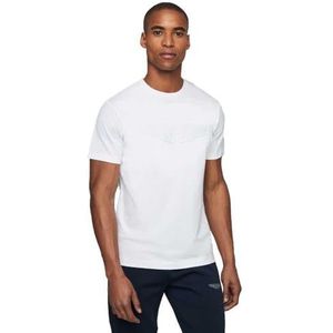 Hackett London Heritage WVN Trim T-shirt voor heren, wit (wit), 3XL, Wit (wit), 3XL