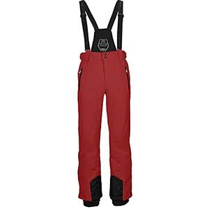 killtec Men's Skibroek/functionele broek met afneembare bandjes, randbescherming en sneeuwvanger Enosh, orange, XL, 30920-000