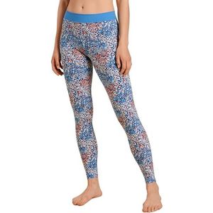 CALIDA Elastische trendy legging met zachte tailleband voor dames, Azuriet Blauw, 36