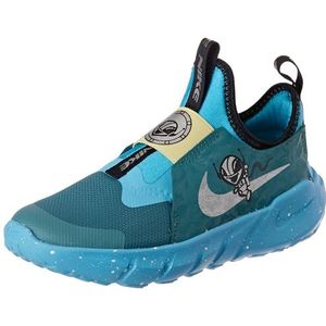 Nike Flex Runner 2 Lil Sneakers voor jongens, Mineral Teal Chrome Baltisch Blauw, 21 EU