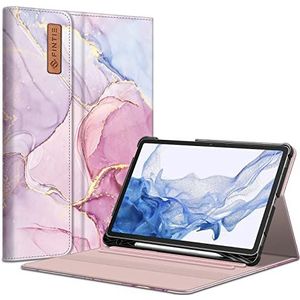 FINTIE Hoesje voor Samsung Galaxy Tab S8/Tab S7 11 Inch (Model SM-X700/X706/T870/T875/T878) met ingebouwde S-penhouder, portfolio met meerdere hoeken Zakelijke Cover met Pocket Auto Sleep/Wake,