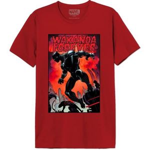 Marvel T-shirt voor heren, Rood, L