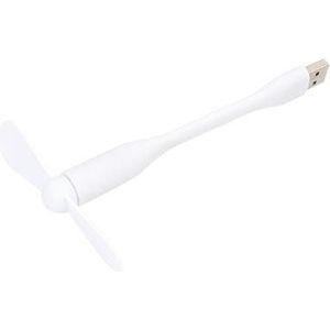 OMEGA Draagbare flexibele USB-mini-ventilator, wit