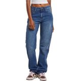 Urban Classics - Jeans - Donkerblauw - 5-pocket-style - Regular Fit - Mid Waist