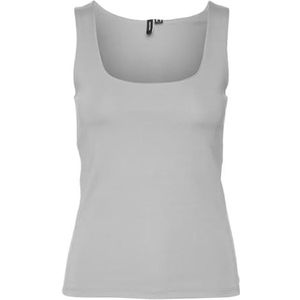 Vero Moda Vmmillion Sl Square Top 2-weg JRS Noos, Super Light Grey Melange, XS