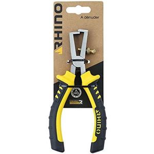 RHINO - Kabelstriptang, handstriptang 160 mm - Gemaakt van hoogwaardig staal - Ergonomische handgreep - Lengte 160 mm - Hoge kwaliteit - Levenslange garantie