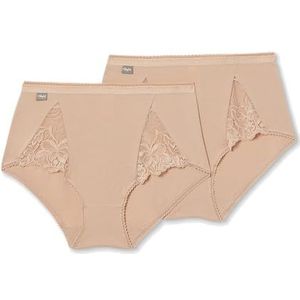 Playtex - Midi - Damesslip - Huid - 2 stuks