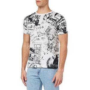 Inside T-shirt voor heren, Wit, XS-XXL