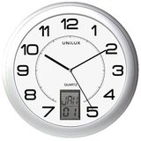 Unilux Attraction Instinct - Klok - Rond - Aluminium - Ø31 cm - Zilver