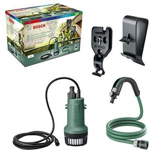 Bosch Home and Garden Dompelpomp GardenPump 18 Extension Kit (met wand- en tankbevestigingen en 2,5 m tuinslang, in kartonnen verpakking)