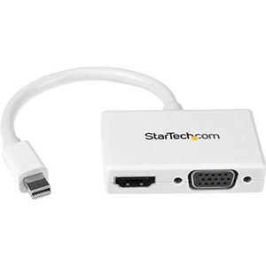 StarTech.com Mini DisplayPort naar HDMI en VGA - Mini DisplayPort naar VGA-adapter - Mini DisplayPort Splitter - mDP-adapter - Mini DisplayPort Adapter - Monitoradapter (MDP2HDVGAW)