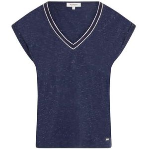 Morgan T-shirt met korte mouwen, Marineblauw, XS