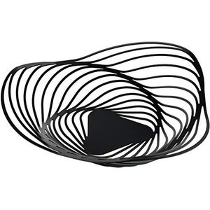 Fruitmand Alessi Trinity Centre-Piece Black