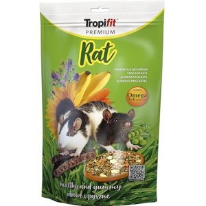 RAT 500 g - Compleet Voer voor Ratten met Zoete Bananen, Rozijnen en Wortelen
