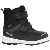 Viking Spelen Reflex Warm GTX 2V sneeuwlaars, reflecterend/zwart, 3 UK Kind, Reflecterend zwart, 3 UK Child Wide