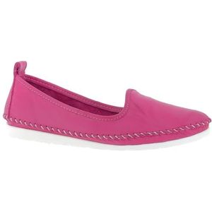 Andrea Conti Dames Slipper 0027449 Ballerina Mocassins, fuchsia, 43 EU