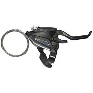 Shimano 2091164810, volwassen unisex veranderende hendel, zwart (zwart), 20 x 10 cm