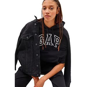 GAP - HERITAGE - Sweatshirt - Zwart/Wit - Capuchon met Trekkoord