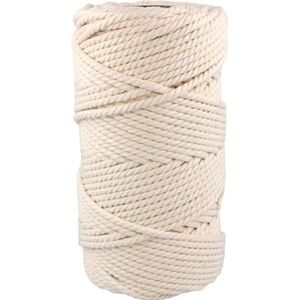 Katoenen touw, 4 mm, 33 m, 250 g, ecru