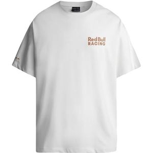 Red Bull Racing X Pepe Jeans Heren RBR Team Graphic Tee T-shirt, wit (wit), XXL, wit (wit), XXL