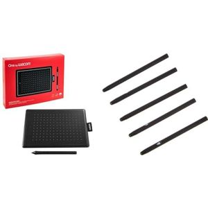 Wacom One CTL-472-N Creative Pen Tablet om te tekenen Small & Wacom Standard Stiftpunten, ACK-20001, Stiftpunten, Zwart
