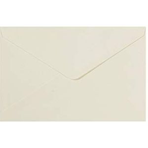 Vaessen Creative Kleine Rechthoekige Florence Enveloppen voor Wenskaarten, Ivoor, Set van 25, Bijpassende Kaarten Beschikbaar