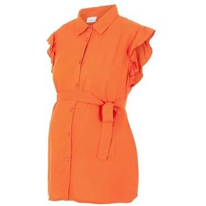 MAMALICIOUS Dames MLMERCY LIA Cap Woven Shirt 2F A. Blouse, Tigerlily, L