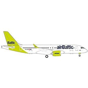herpa - airBaltic Airbus A220-300 - new livery “100th A220” – YL-AAU
